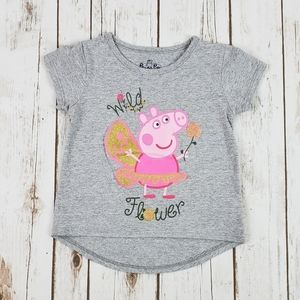 Toddler Girls Peppa Pig Tshirt, Size 2T